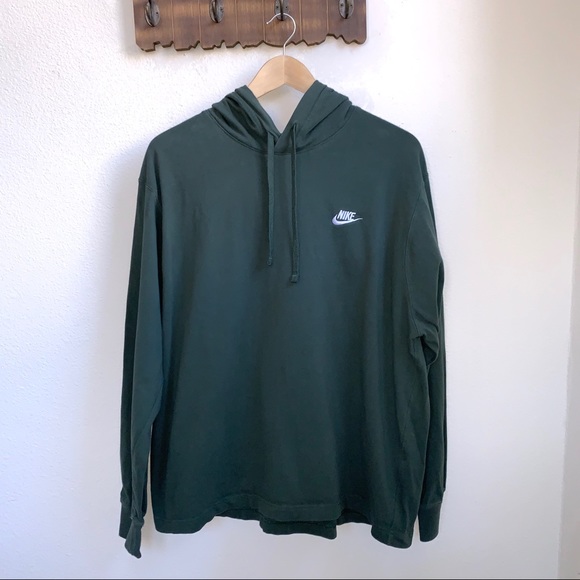 forest green hoodie nike